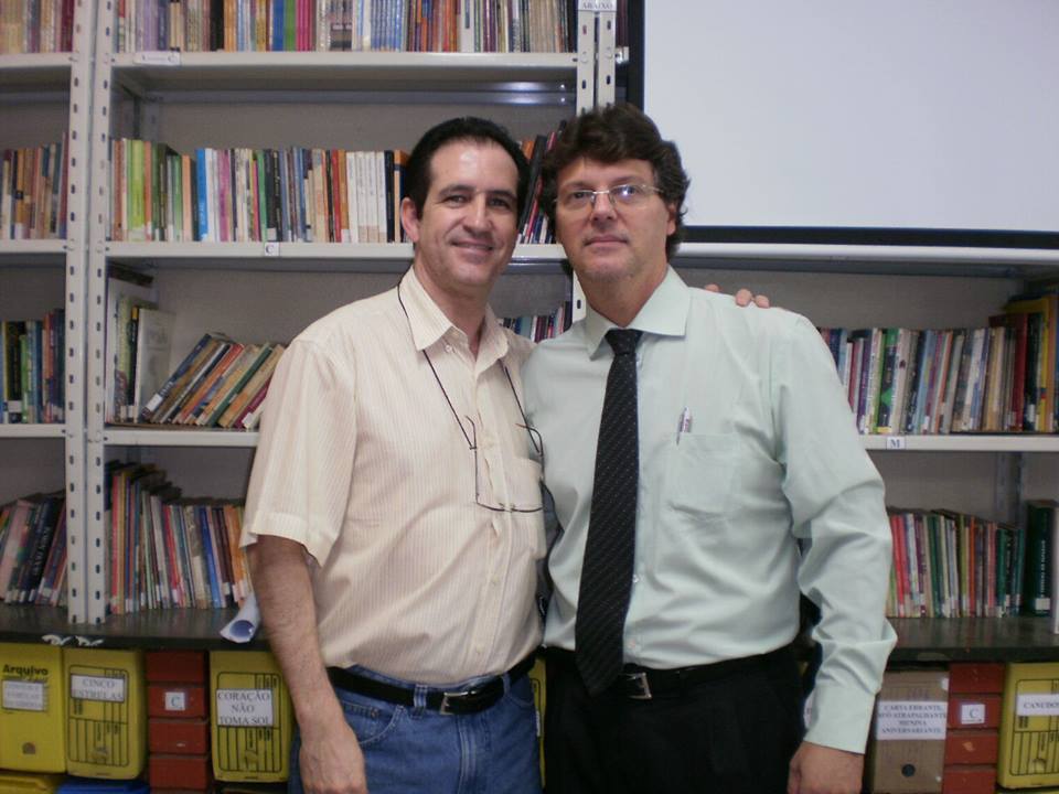 Professor de Sociologia João Batista e Professor William palestrante